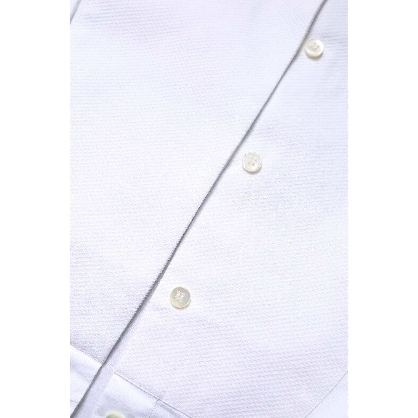 Dolce & Gabbana White Cotton Dress Collared Dress Shirt Top TSH878635-46