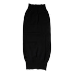 Dolce & Gabbana Black Cashmere Knitted Neck Warmer Foulard Scarf