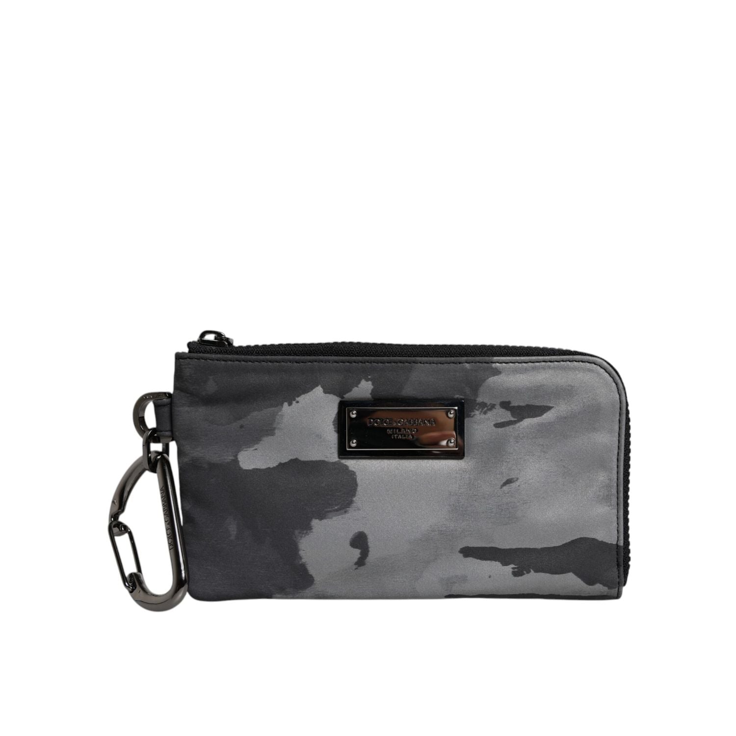 Front view with bag zipped and handles upright.