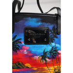 Dolce & Gabbana Multicolor Graphic Printed Top Handle Shopping Tote Bag
