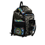 Dolce & Gabbana Multicolor Maiolica Print Nylon Backpack Bag