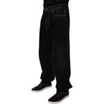 Dolce & Gabbana Black Cotton Mid Waist Wide Leg Denim Jeans PAN75181-48