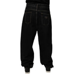 Dolce & Gabbana Black Cotton Mid Waist Wide Leg Denim Jeans PAN75181-48