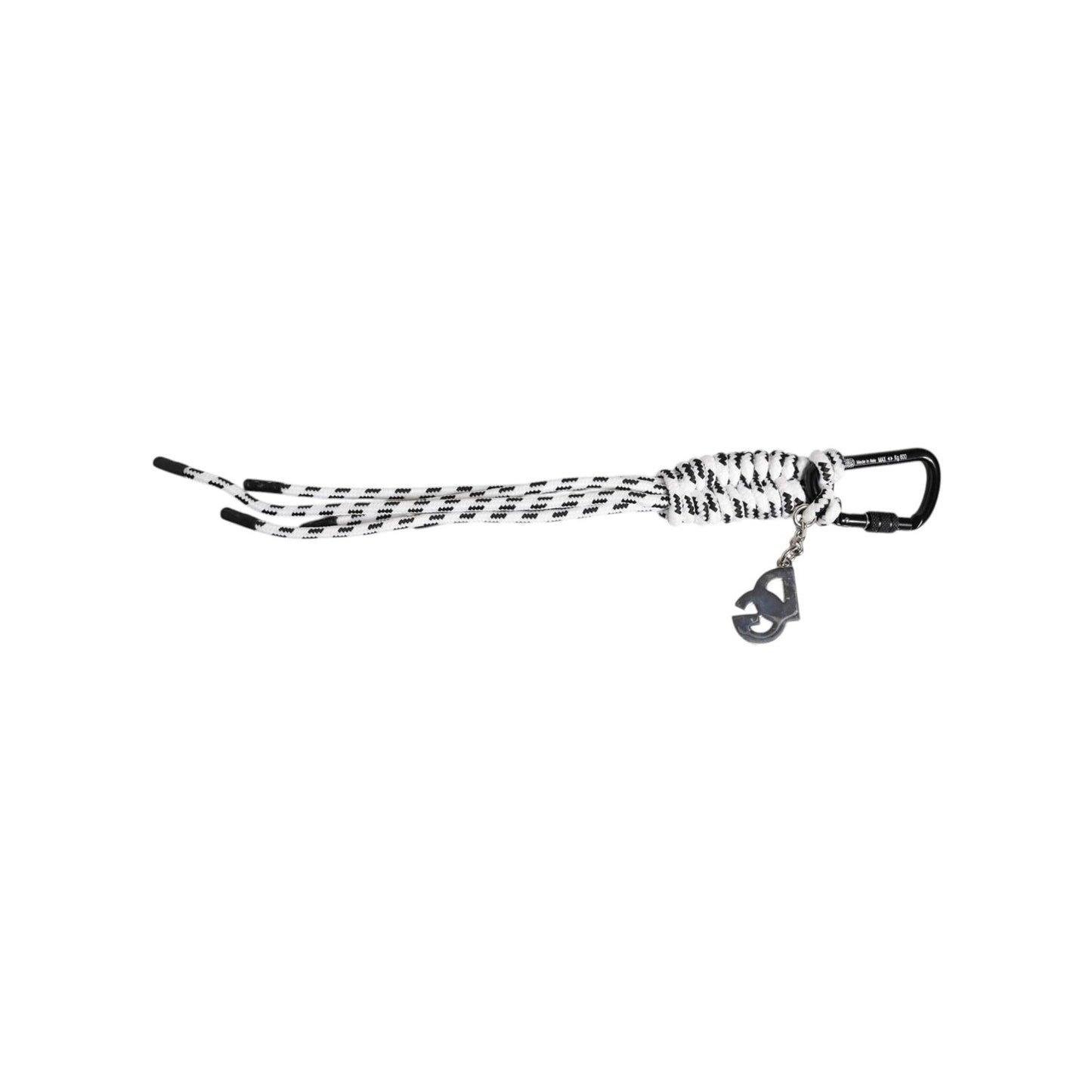 Dolce & Gabbana Multicolor Tape String DG Logo Keychain Polyester Keyring