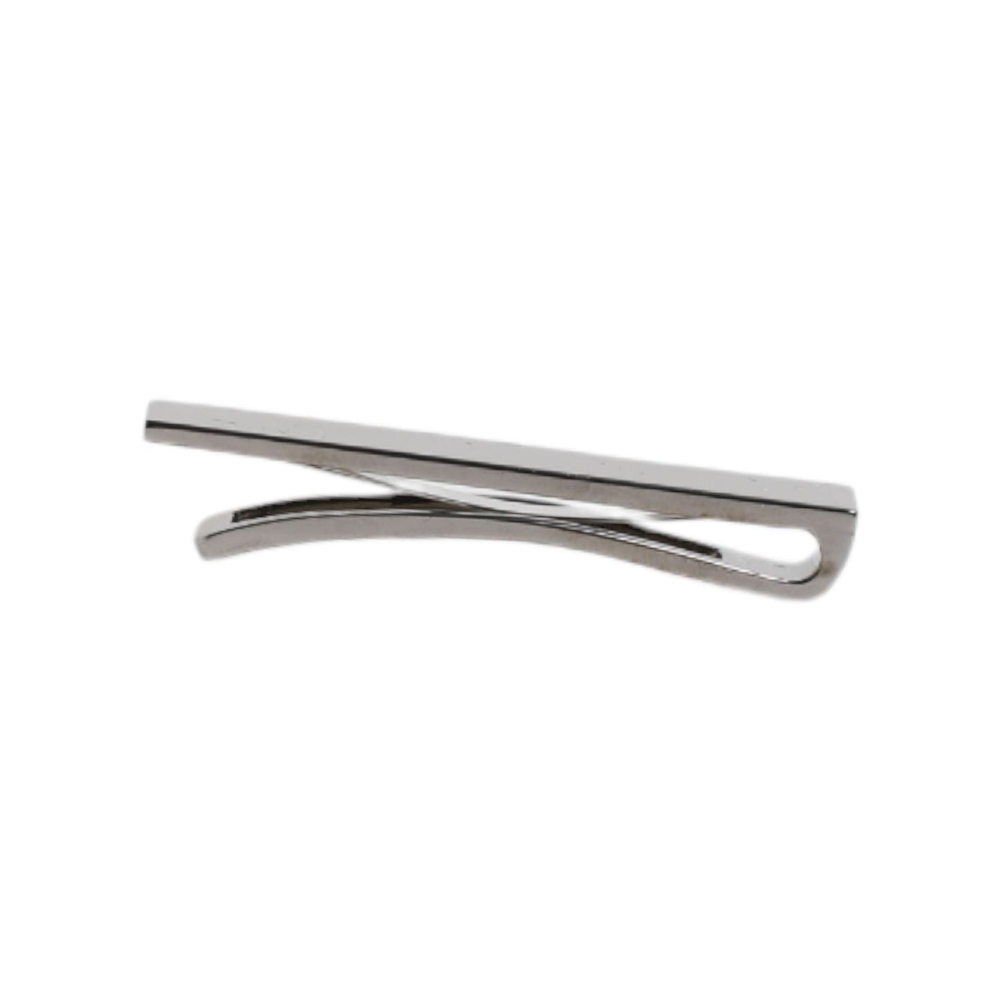 Dolce & Gabbana Black Tone Brass Logo Branded Tie Clip Bar