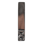 Dolce & Gabbana Silver Tone Brass Logo Branded Tie Clip Bar SMY10694