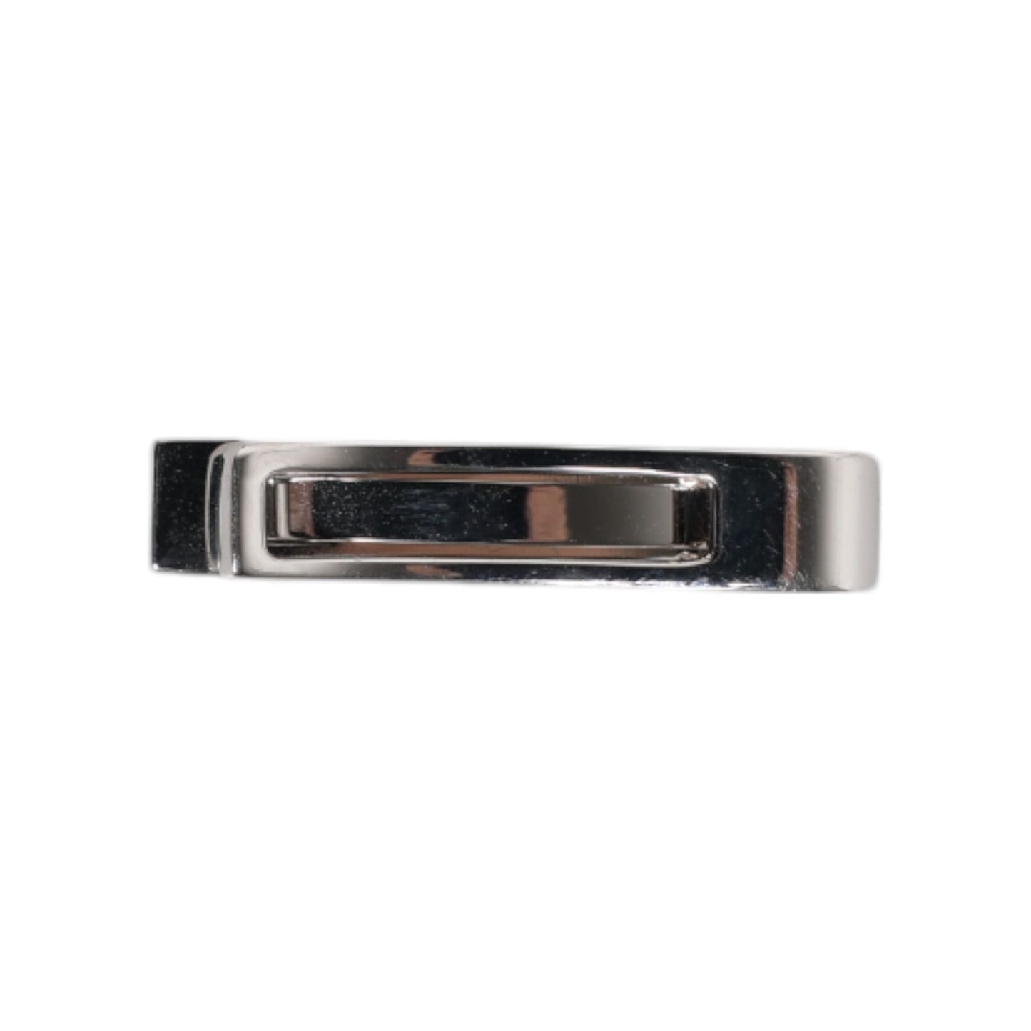 Dolce & Gabbana Silver Tone Brass Logo Branded Tie Clip Bar SMY10694