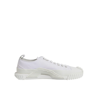 Dolce & Gabbana White Leather Low Top NS1 Sneakers Shoes