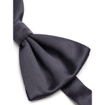 Dolce & Gabbana Gray Silk Bowty DO-8825662-ONE SIZE