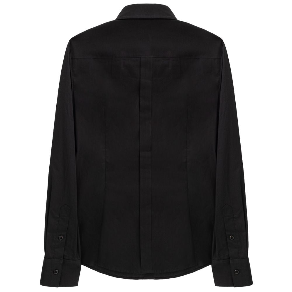 Dolce & Gabbana Black Cotton Shirt DO-8321676-44