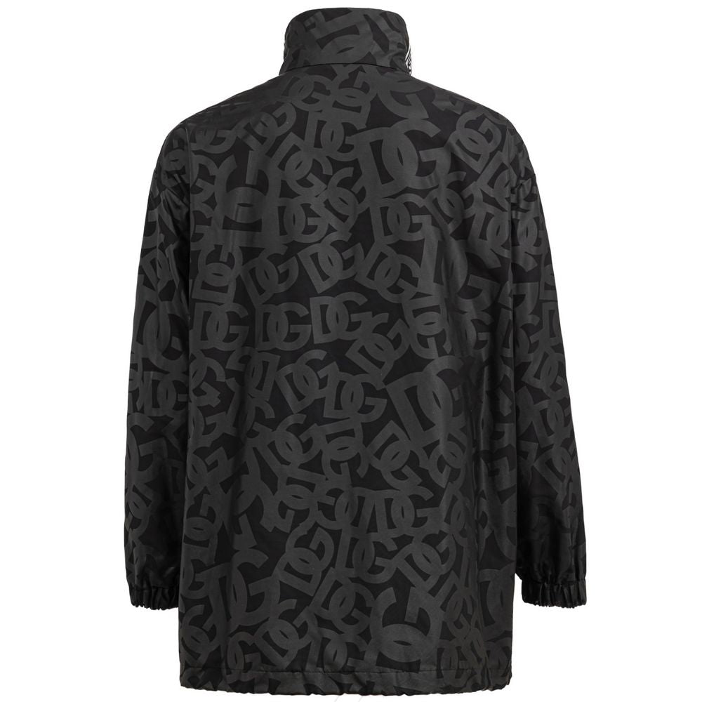 Dolce & Gabbana Black Polyester Jackets & Coat DO-8346676-S
