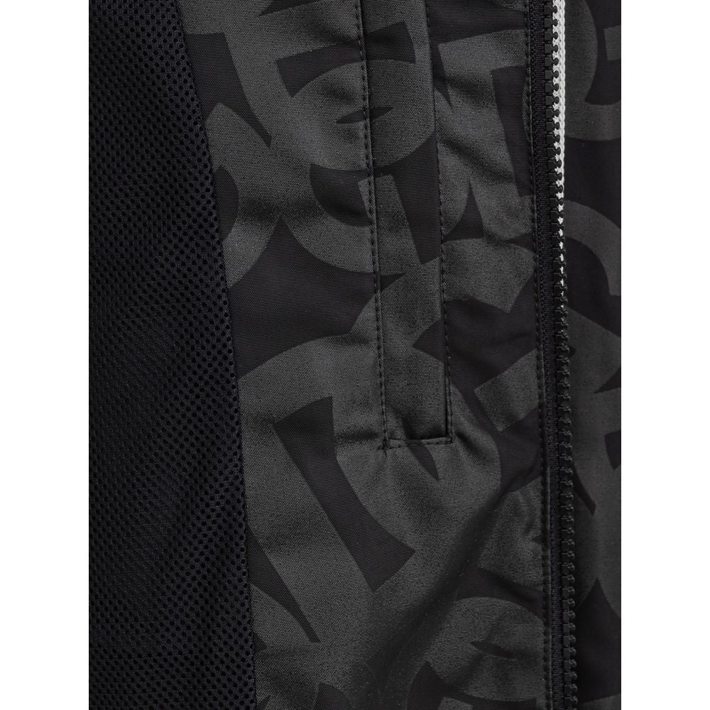Dolce & Gabbana Black Polyester Jackets & Coat DO-8346676-S