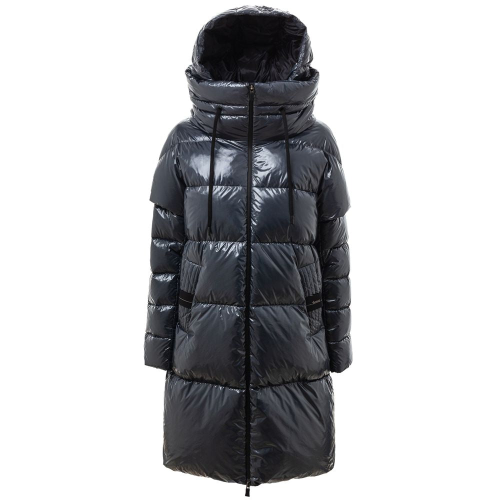 Herno Blue Polyamide Jackets & Coat HE-7441673-IT42|M
