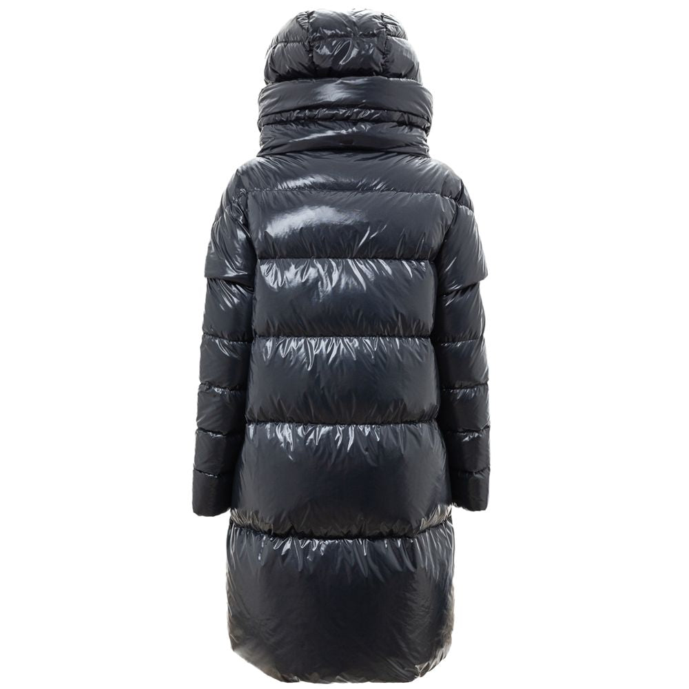 Herno Blue Polyamide Jackets & Coat HE-7441673-IT42|M