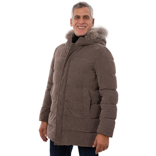 Herno Brown Cotton Jackets & Coat HE-7603664-IT50 | L