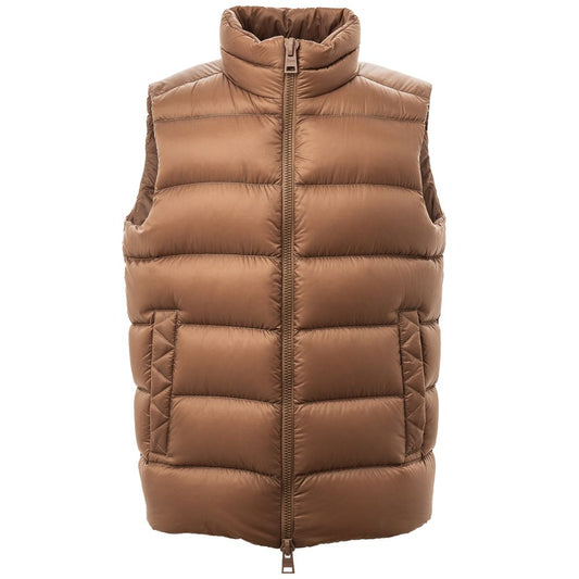 Herno Brown Polyamide Sleveless Jacket HE-7611664-IT50 | L