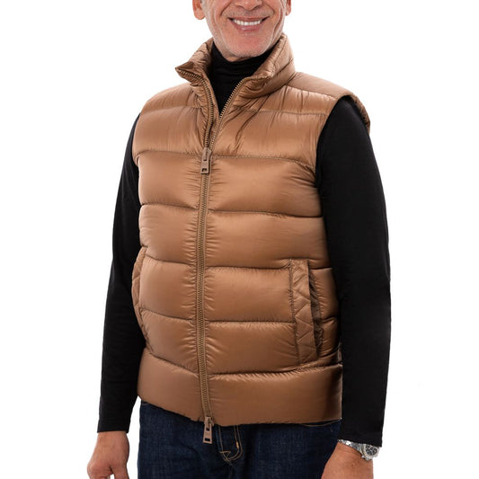 Herno Brown Polyamide Sleveless Jacket HE-7611664-IT50 | L