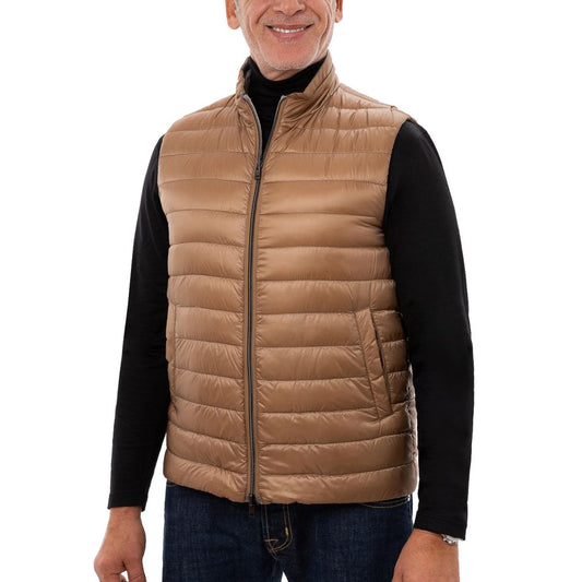 Herno Brown Polyamide Sleveless Jacket HE-7613664-IT50 | L