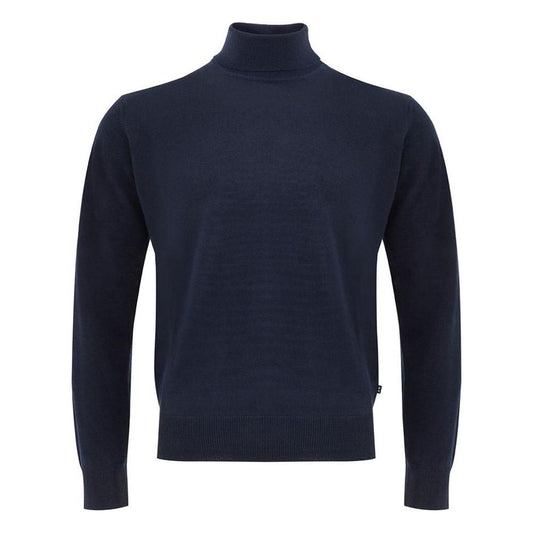 FERRANTE Elegant Woolen Italian Crafted Men's Sweater FERRANTE Dark Slate Gray