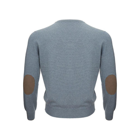 Gran Sasso Elegant Cashmere Sweater in Chic Gray Gran Sasso Slate Gray