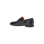 Santoni Leather Loafers SA-MCNC18007SA4BSLFN01BLACK-EU45/US12