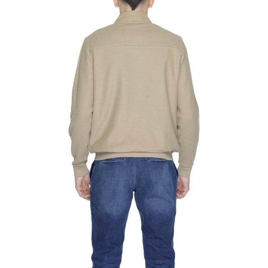 U.S. POLO ASSN. Beige Cotton Jackets & Coat US-13434300309-IT46 | M