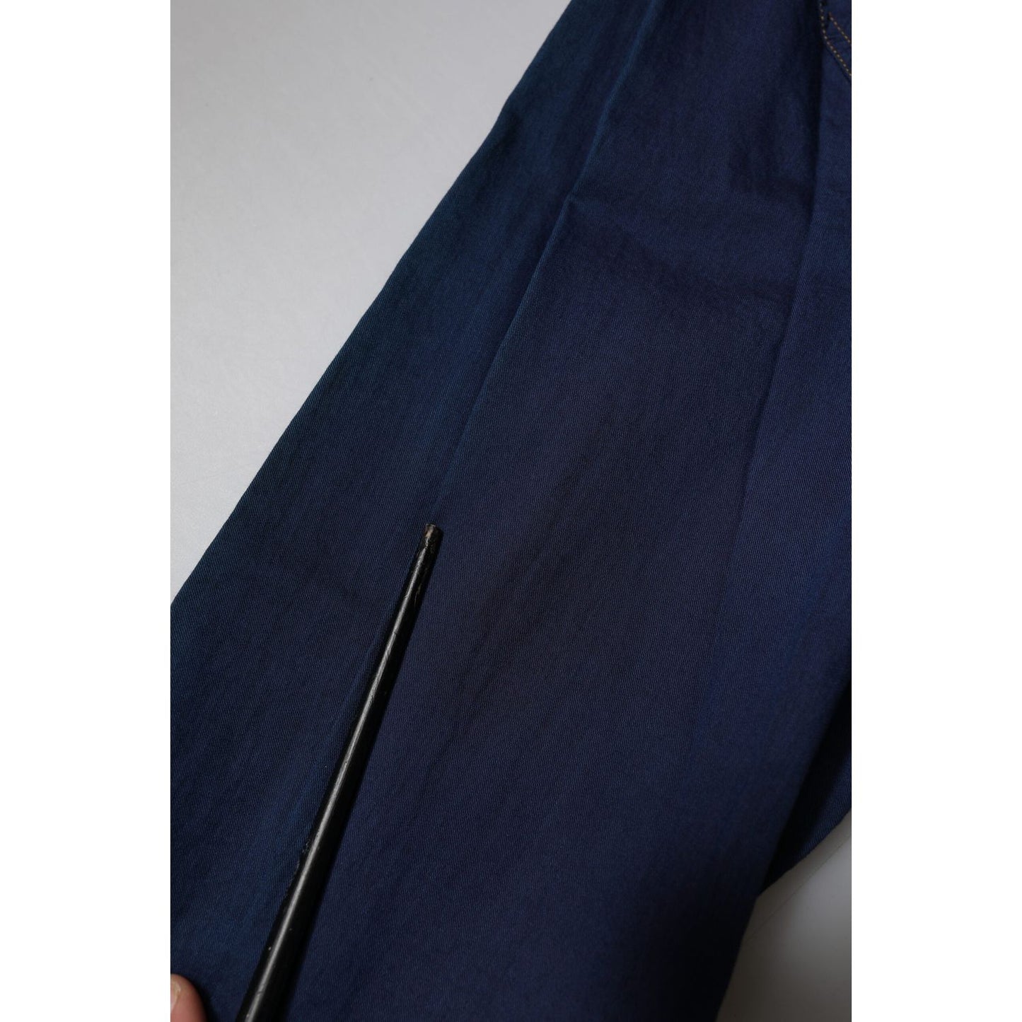 Dolce & Gabbana Dark Blue Cotton GOLD Dress Formal Shirt TSH878530-39