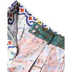 Dolce & Gabbana Multicolor Cotton Patchwork Hot Pants Shorts SKI2129-44