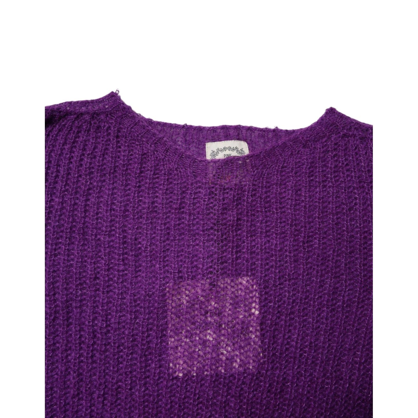 PINK MEMORIES Violet Knitted Long Sleeves Round Neck Sweater