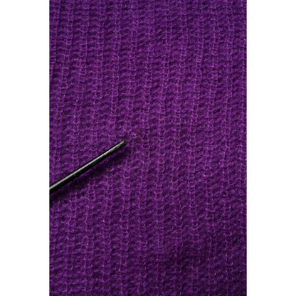 PINK MEMORIES Violet Knitted Long Sleeves Round Neck Sweater