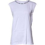 Dolce & Gabbana White Cotton Sleeveless Printed Tank T-shirt TSH87355-36