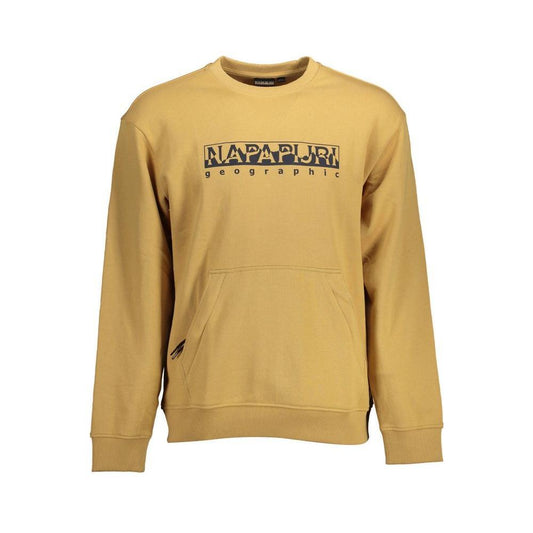 Napapijri Beige Cotton Men Sweater NA-11362-XL