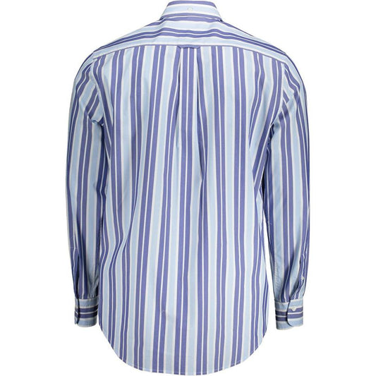 Gant Light Blue Cotton Men Shirt