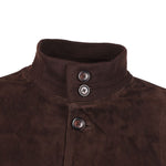 Emilio Romanelli Brown Calfskin Jacket EM-15263-IT52 | XL