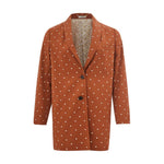 Lardini Chic Cotton Brown Jacket for the Modern Woman LA-1070664-IT38|XS