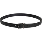Dolce & Gabbana Black Calf Leather Classic Metal Buckle Belt BEL9343-90