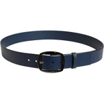 Dolce & Gabbana Blue Calf Leather Classic Metal Buckle Belt BEL9351-115