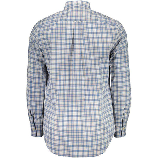 Gant Blue Cotton Men Shirt 1728,67403481248,Blue,Clothing,Gant,Men,Men - Clothing,New with tags,S,Shirts - Men - Clothing GA-2082-S