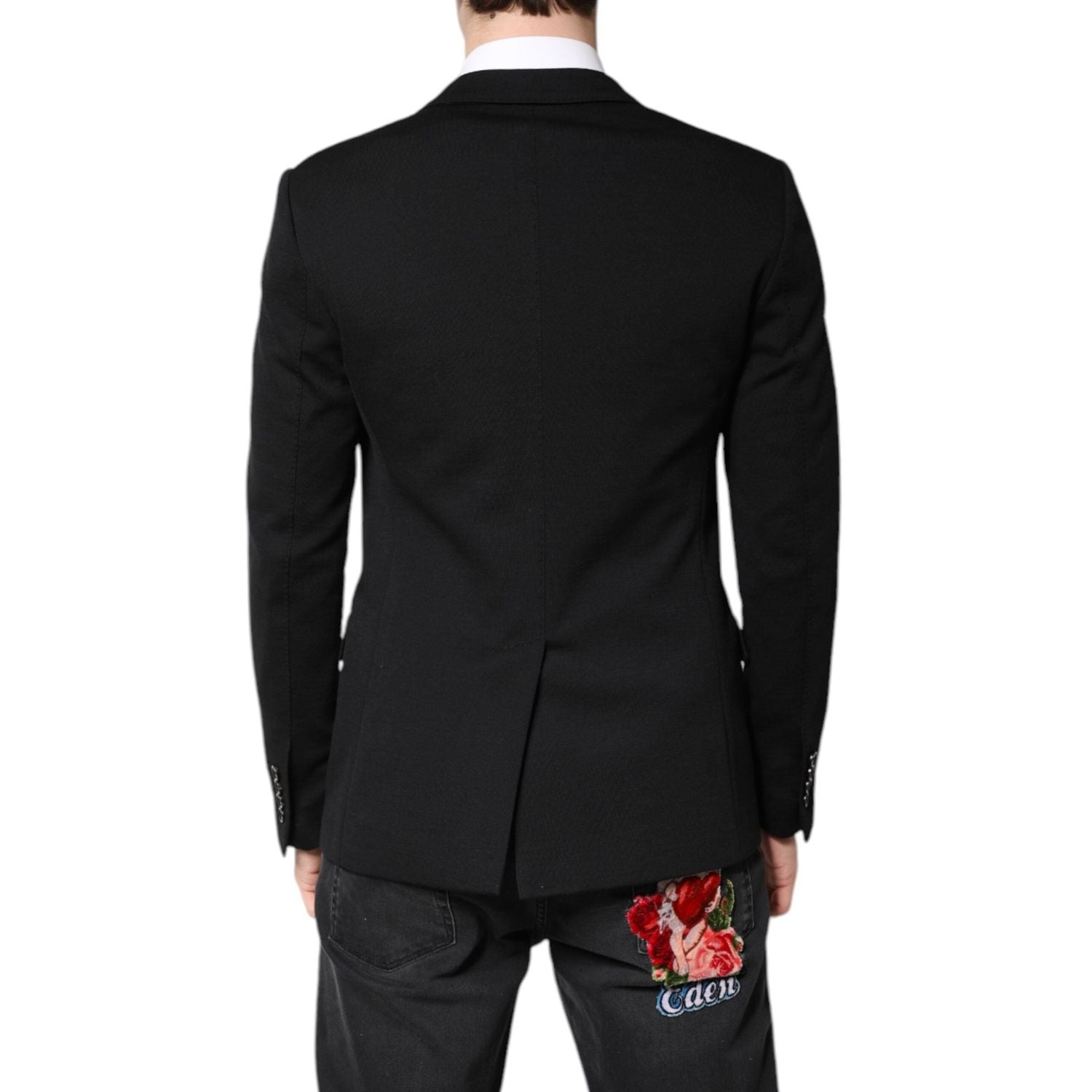 Front view with bag zipped and handles upright.