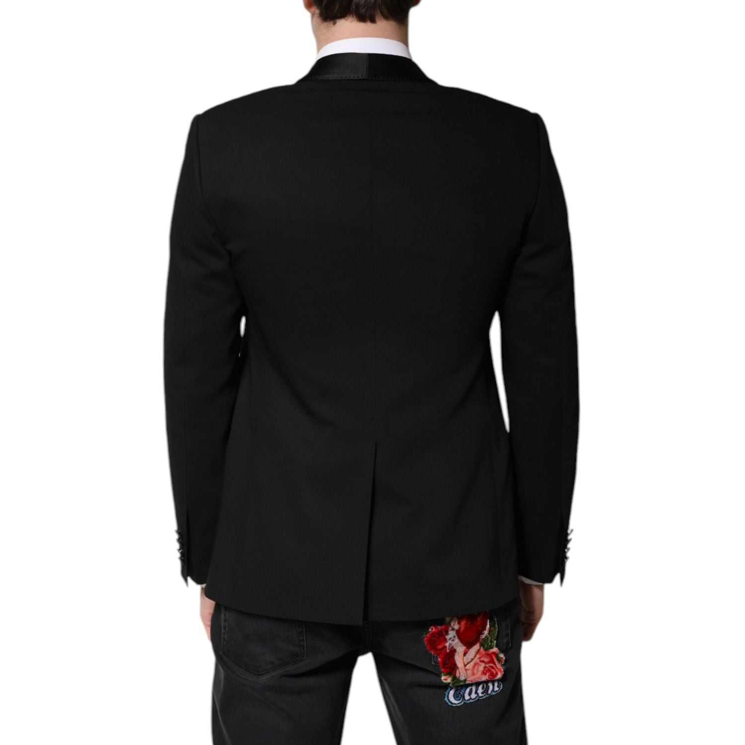 Front view with bag zipped and handles upright.