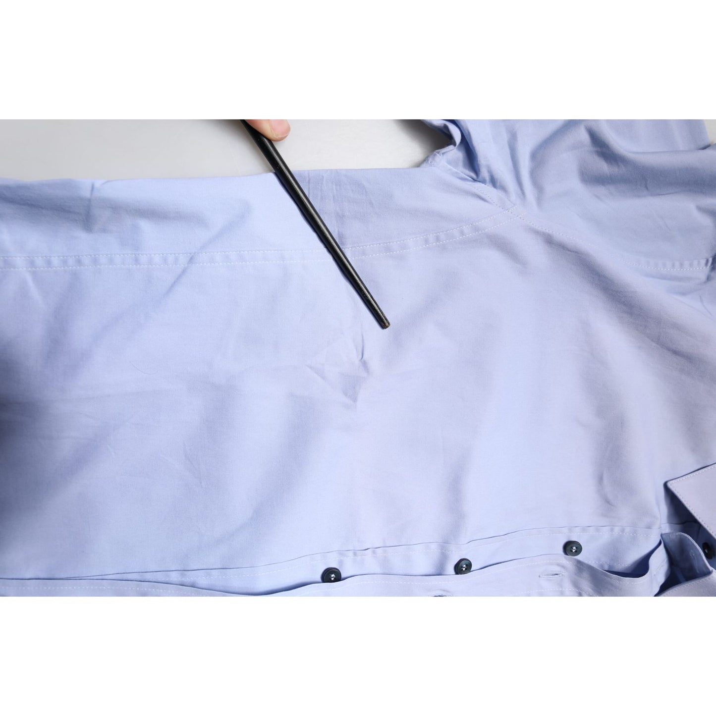 Dolce & Gabbana Light Blue Cotton SICILIA Dress Formal Shirt