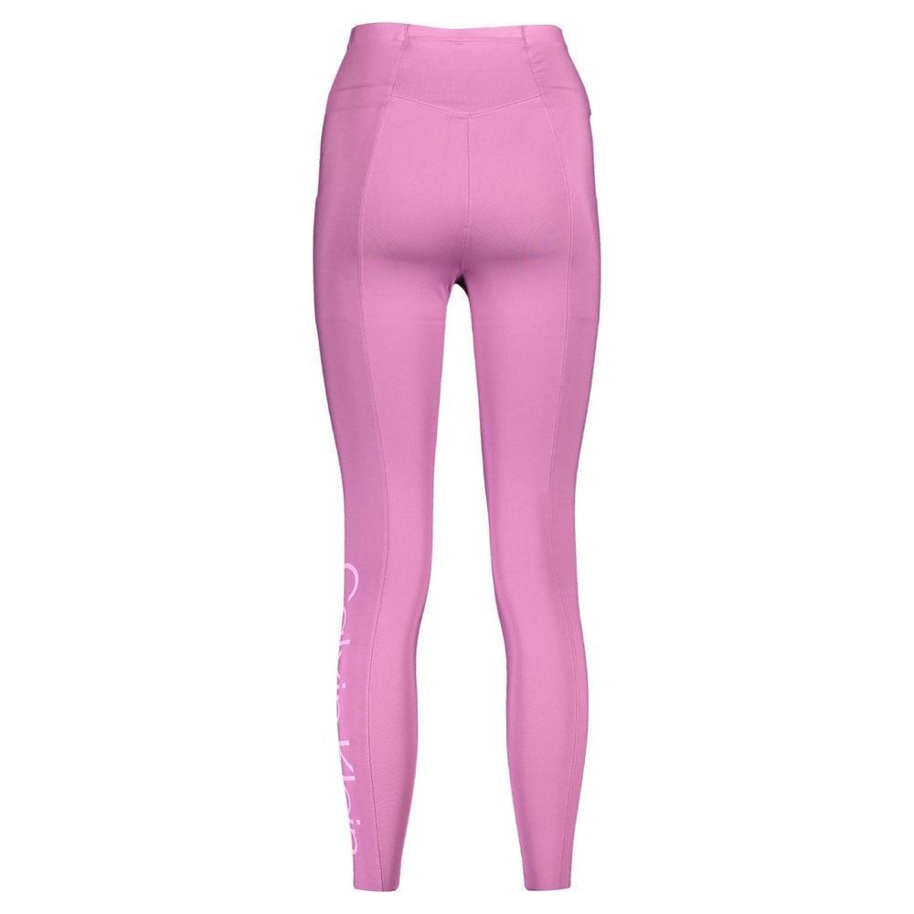 Calvin Klein Purple Polyester Women Legging CA-18967-XS