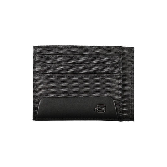 Piquadro Sleek Recycled Material Card Holder 1728,67403481248,Bags,Black,Men,Men - Bags,New with tags,Piquadro,Wallets - Men - Bags PI-25075