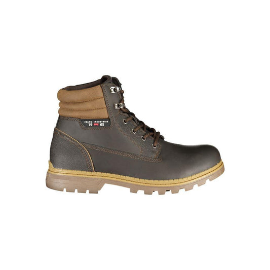 Carrera Elegant Brown Lace-Up Boots with Contrast Details 1728,67403481248,Boots - Men - Shoes,Brown,Carrera,EU40/US7,EU41/US8,EU42/US9,EU43/US10,EU44/US11,EU45/US12,EU46,Men,Men - Shoes,New with tags,Shoes CA-25555-EU40/US7
