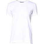 Dolce & Gabbana White Cotton Crew Neck Short Sleeves T-shirt TSH878600-38