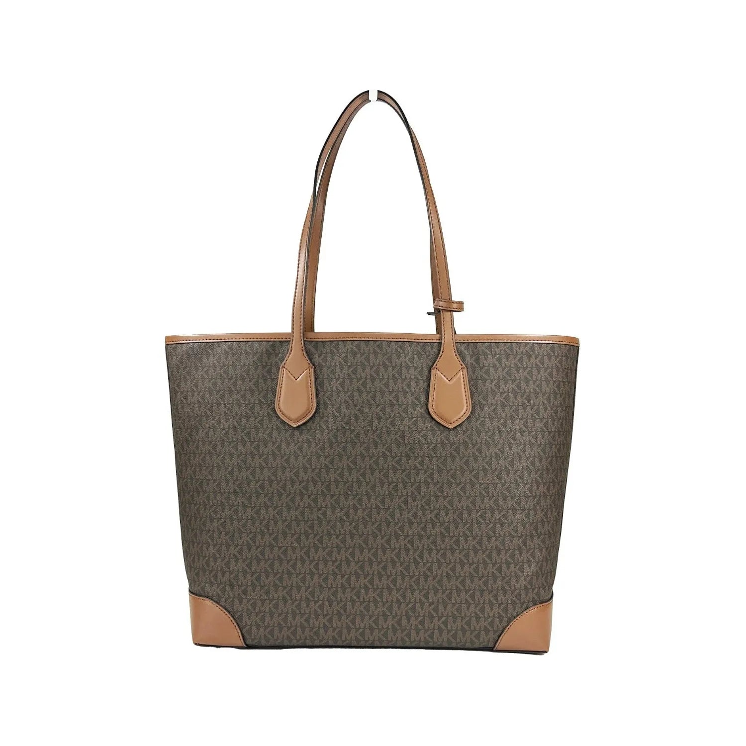 Front view with bag zipped and handles upright.