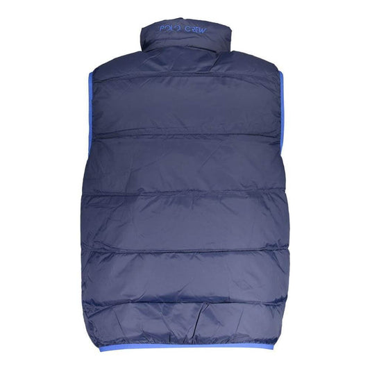 La Martina Blue Polyamide Men Jacket LA-17138-M