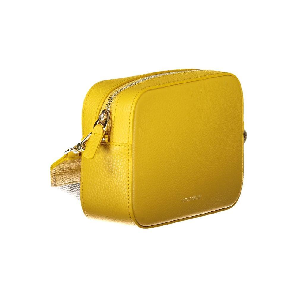 Coccinelle Yellow Leather Women Handbag CO-34881