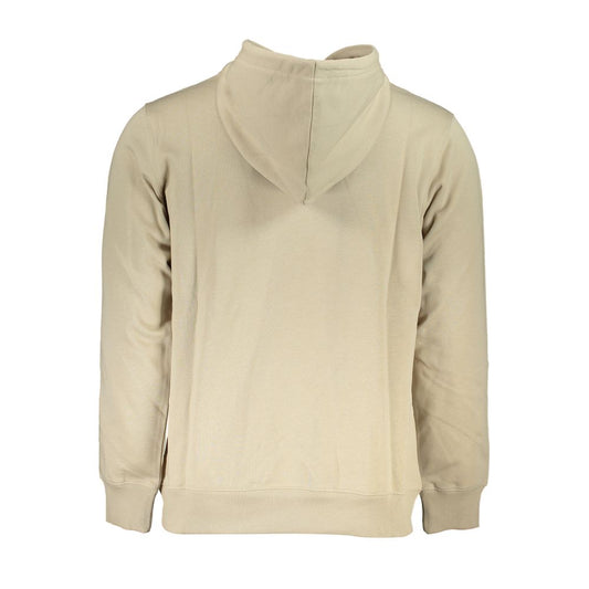 Calvin Klein Beige Hooded Cotton Sweatshirt CA-24858-S