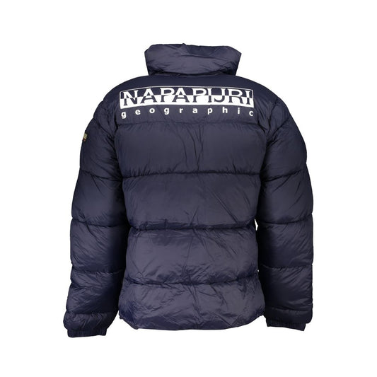 Napapijri Blue Polyamide Men Jacket NA-25105-M